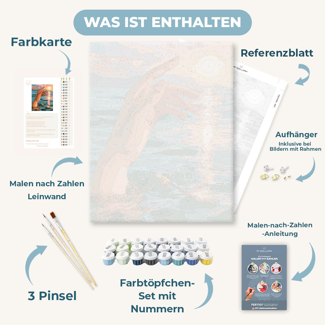 Malen nach Zahlen - Griff zur goldenen Stunde
