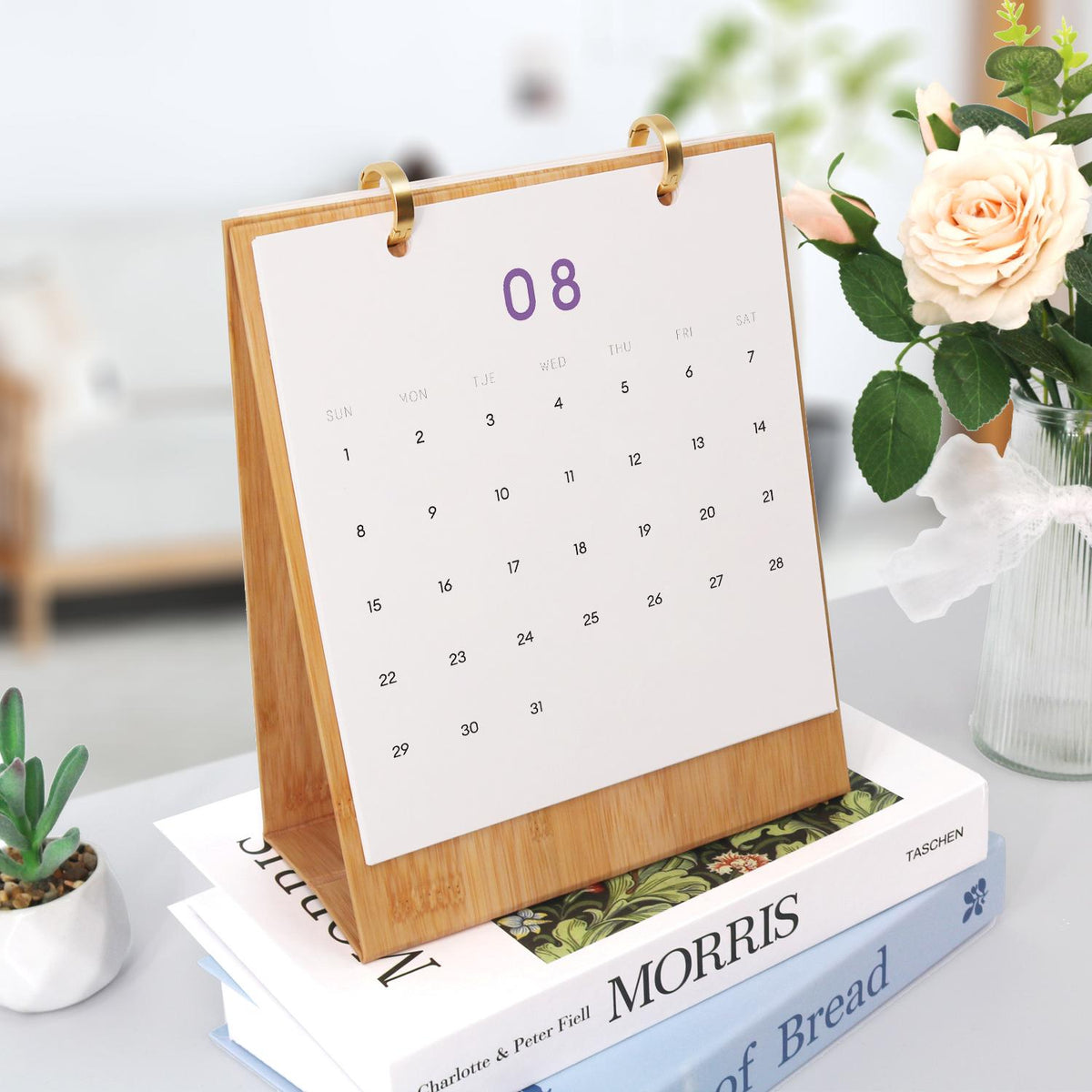 2027 Malen nach Zahlen Tischkalender | Blumen-Edition