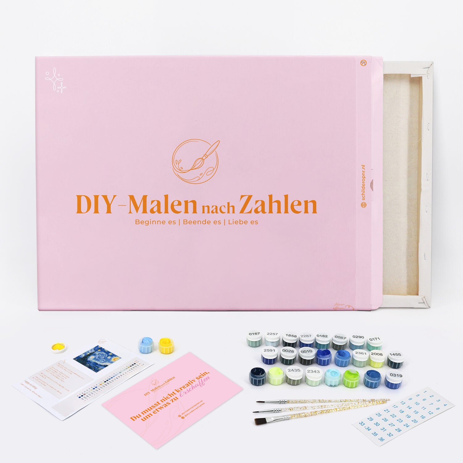 Malen nach Zahlen Moderne Vanitas