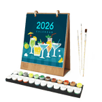 2026 Malen nach Zahlen Tischkalender | Deluxe Cocktail Edition Malen nach zahlen