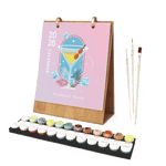 2026 Malen nach Zahlen Tischkalender | Cocktail Edition Malen nach zahlen