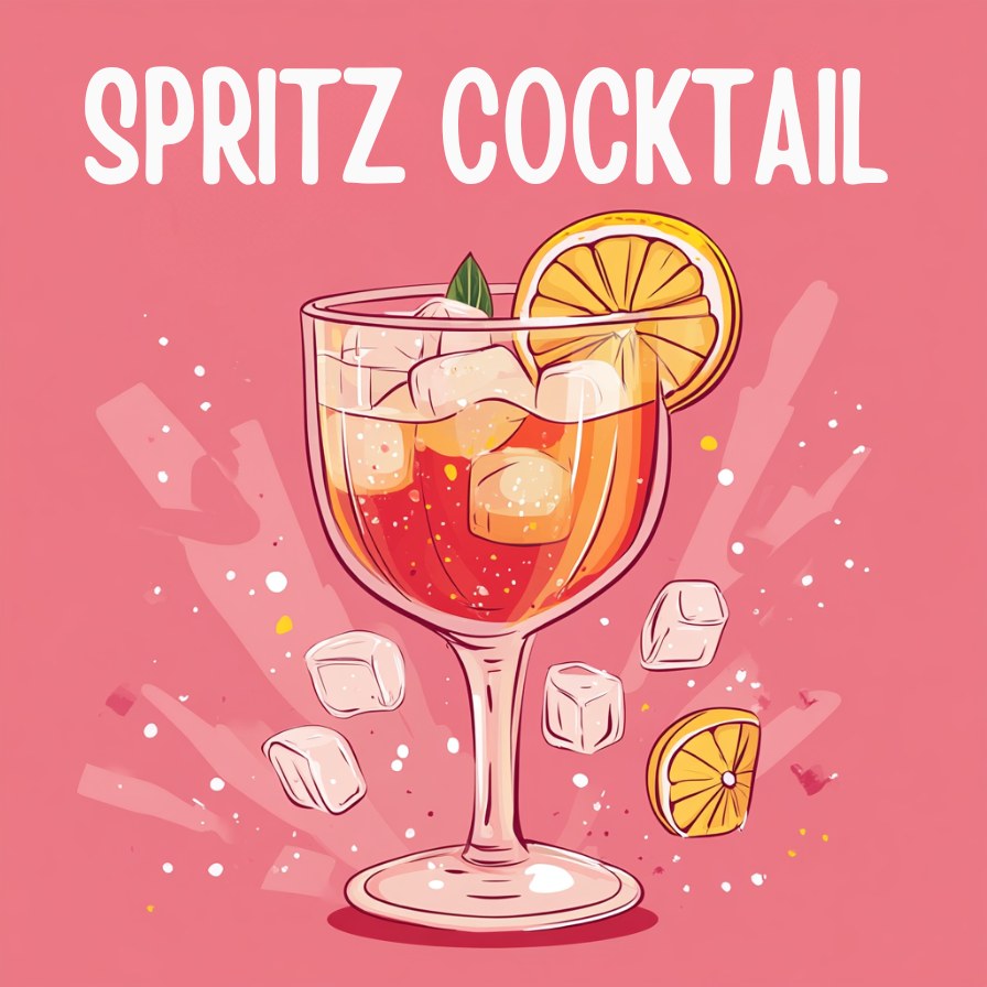 Malen nach Zahlen - Mini Malen nach Zahlen mit Rahmen - Spritz Cocktail