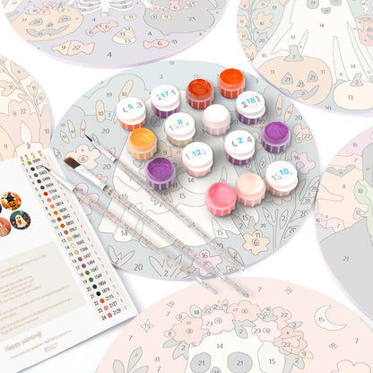 Malen nach Zahlen Tischset – Halloween