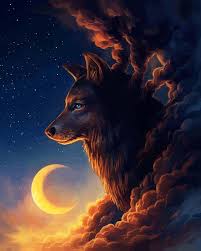 Malen nach Zahlen - Malen nach Zahlen - Wächter der Nacht - by jojoesart