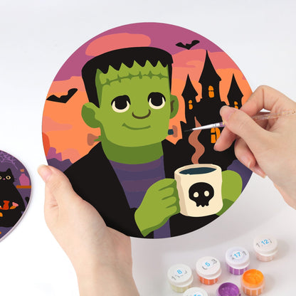 Malen nach Zahlen Tischset – Halloween