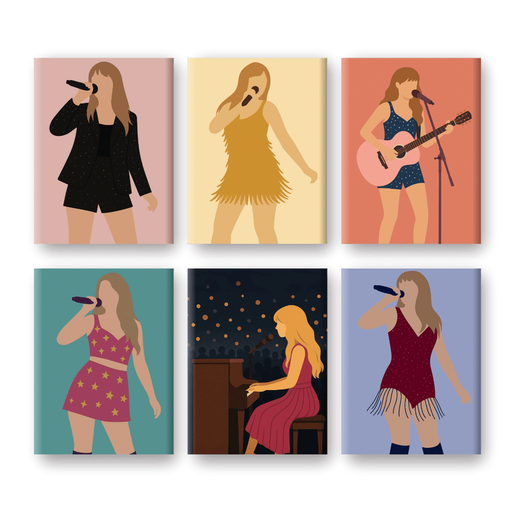 6 Mini Gemälde | Pop Icon Set
