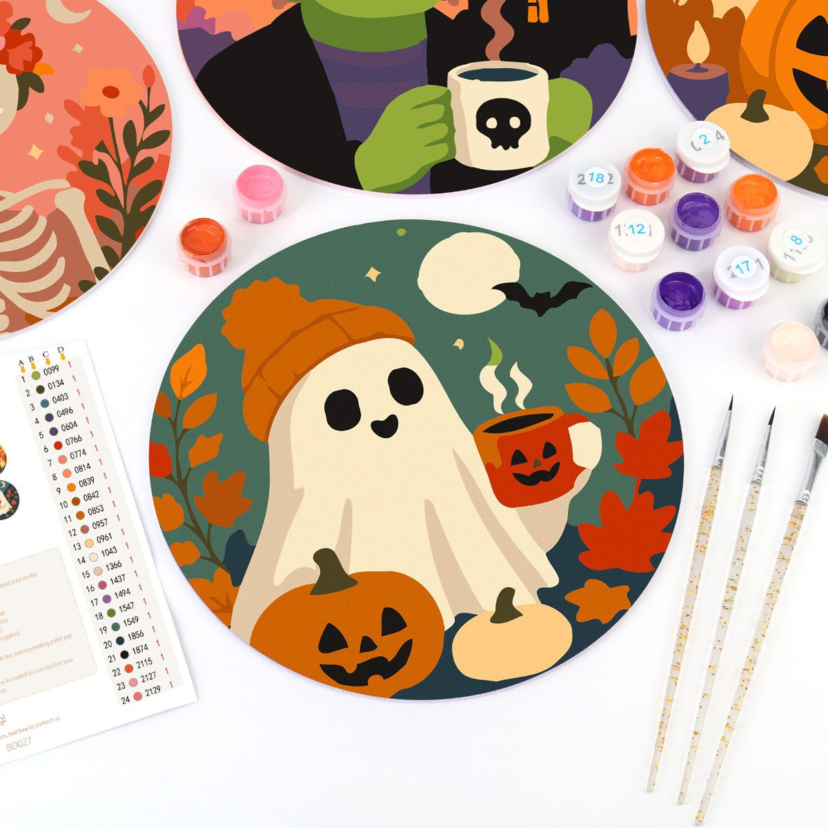 Malen nach Zahlen Tischset – Halloween