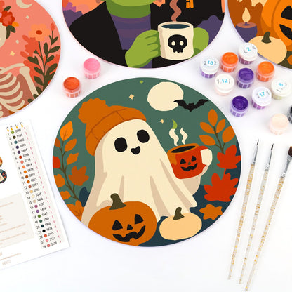 Malen nach Zahlen Tischset – Halloween