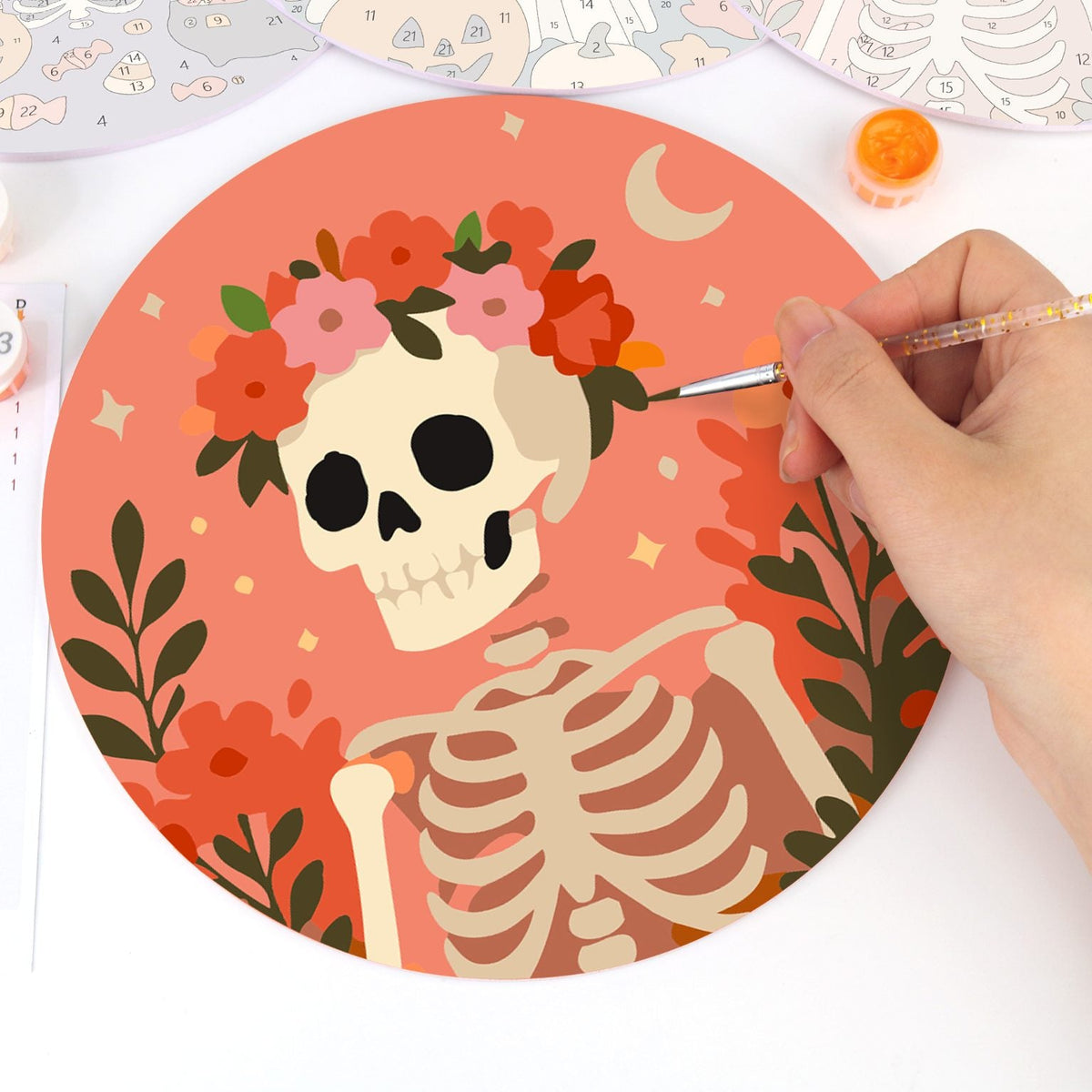 Malen nach Zahlen Tischset – Halloween