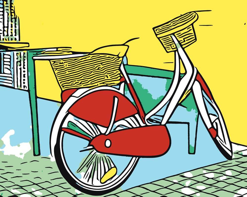 Malen nach Zahlen - Malen nach Zahlen - Mit dem Fahrrad unterwegs - Artist's Edition - by zamart