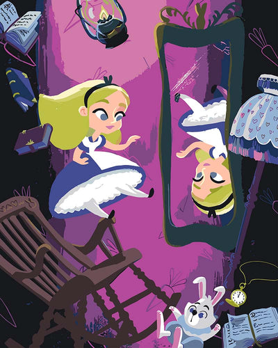 Malen nach Zahlen - Malen nach Zahlen - Upside Down - by saphina art