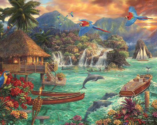 Malen nach Zahlen - Malen nach Zahlen - Island Life - by Chuck Pinson