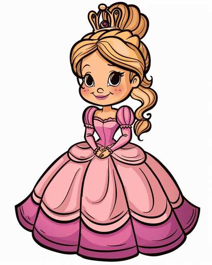 Malen nach Zahlen - Malen nach Zahlen - Prinzessin
