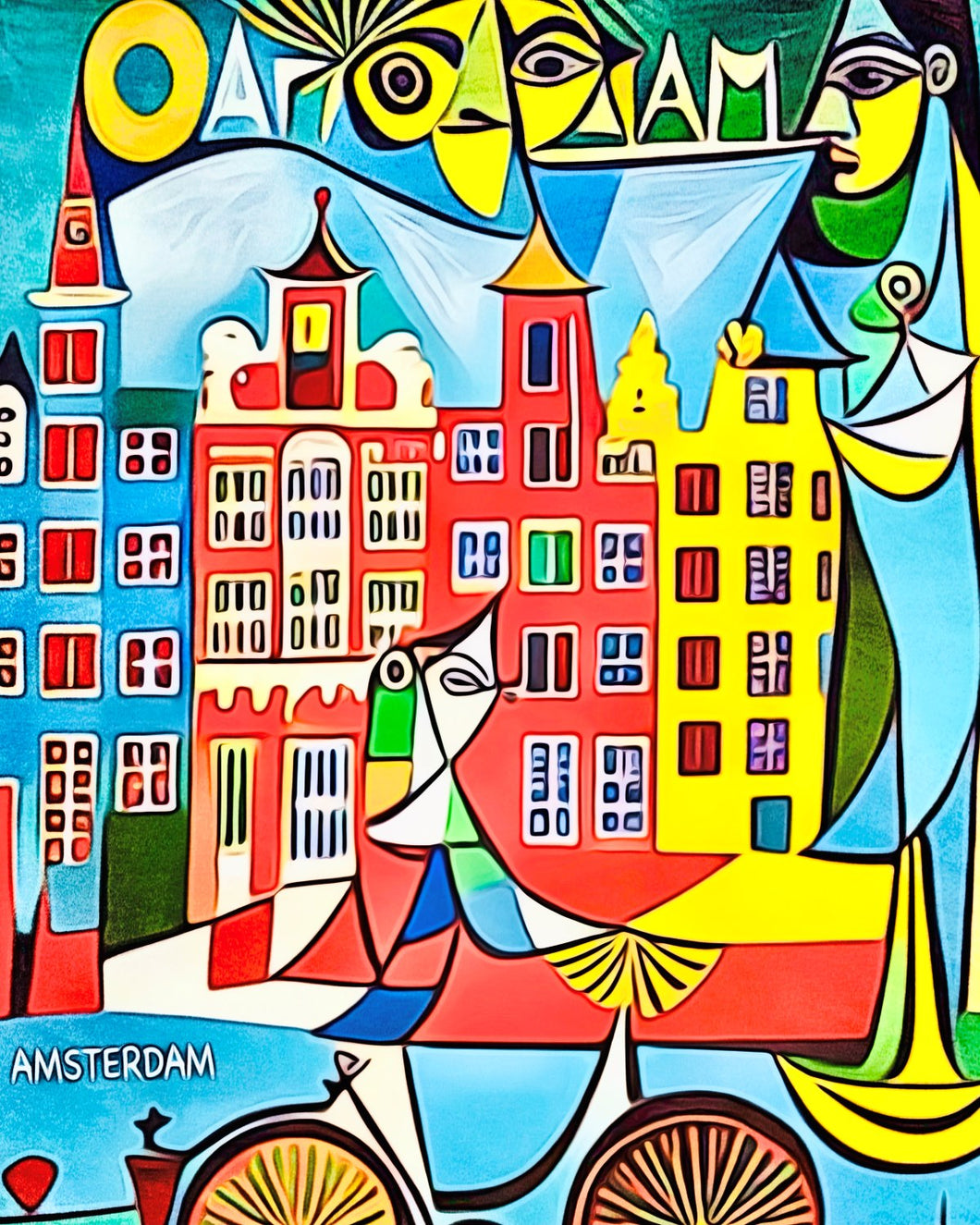 Malen nach Zahlen   Amsterdam, Globetrotter by Zamart