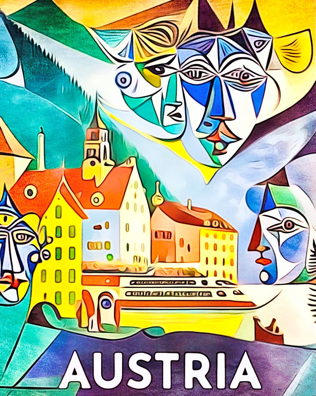 Malen nach Zahlen   Austria, Globetrotter by Zamart