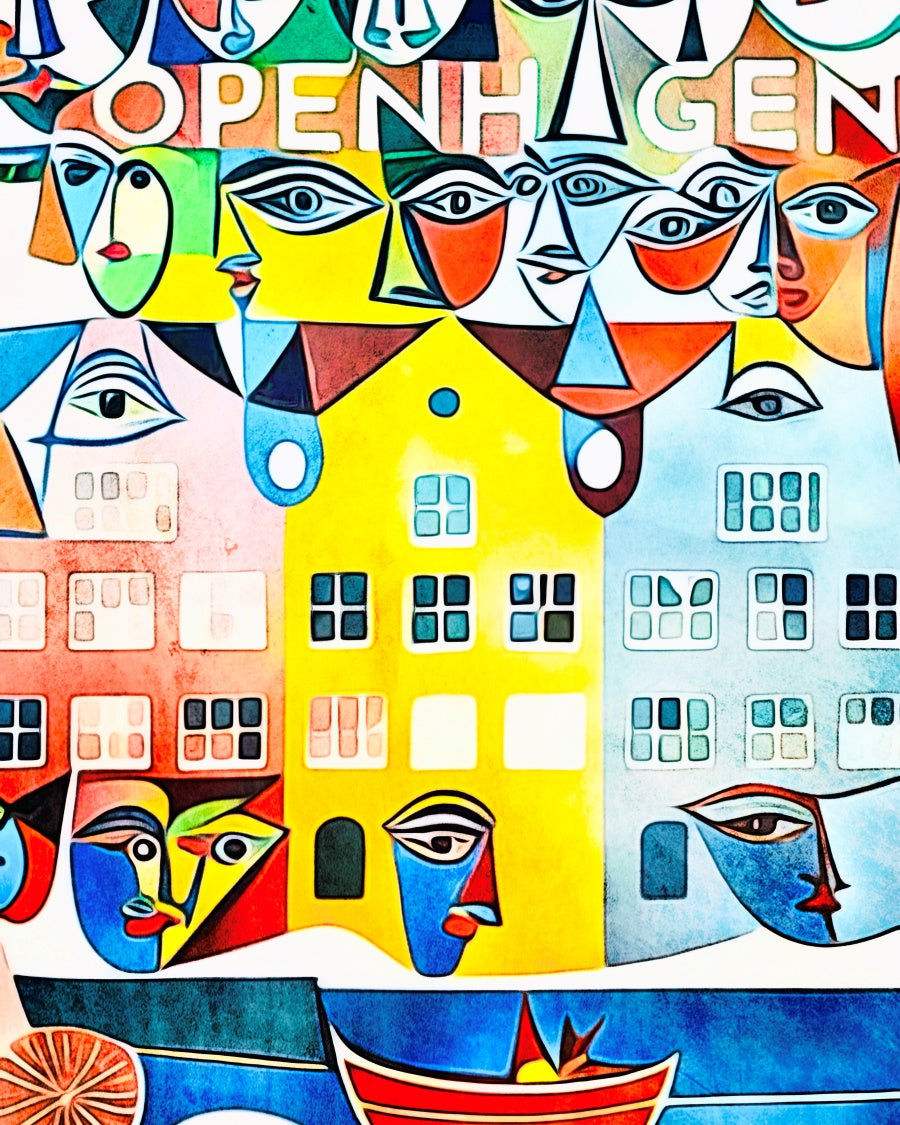 Malen nach Zahlen - Copenhagen, Globetrotter by Zamart