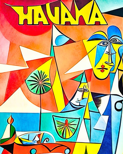Malen nach Zahlen - Havana, Globetrotter by Zamart