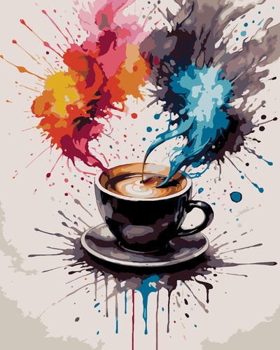Malen nach Zahlen - Kaffee | Color Splash
