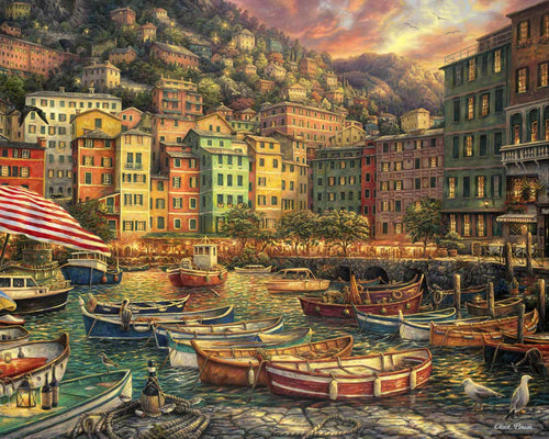 Malen nach Zahlen - Malen nach Zahlen - Vibrant Italy - by Chuck Pinson