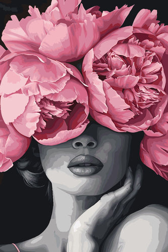 Malen nach Zahlen - Malen nach Zahlen - Noir Woman - Premium Painting