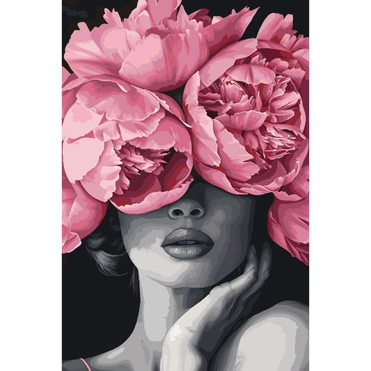 Malen nach Zahlen - Malen nach Zahlen - Noir Woman - Premium Painting