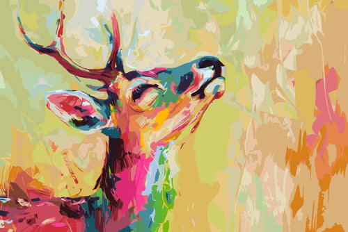 Malen nach Zahlen - Malen nach Zahlen - Proud Deer - Premium Painting