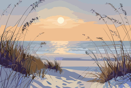 Malen nach Zahlen - Malen nach Zahlen - On Dunes - Premium Painting