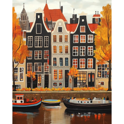 Malen nach Zahlen - Malen nach Zahlen - Wunderschönes Amsterdam