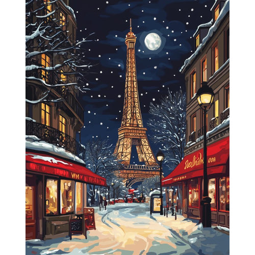 Malen nach Zahlen - Malen nach Zahlen - Weihnachten in Paris