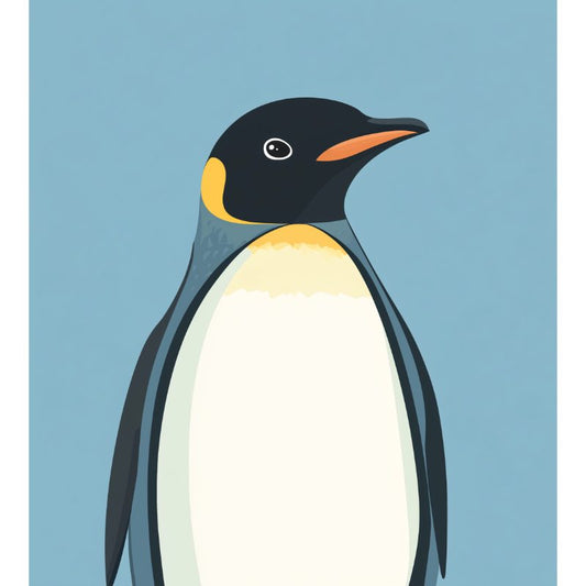 Malen nach Zahlen - Malen nach Zahlen - Pinguin - Kurzprojekt