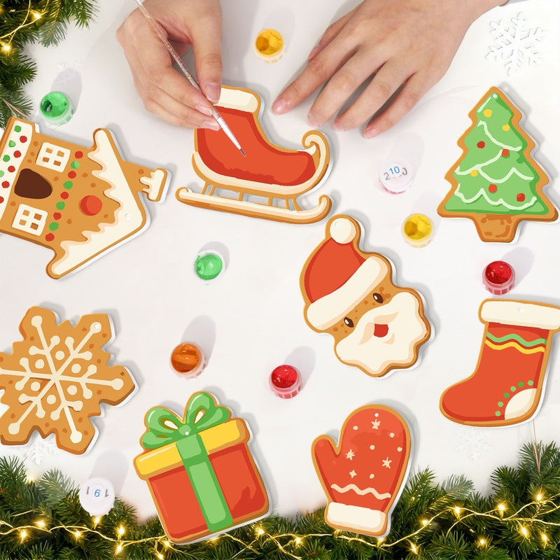 8 XL Weihnachtsanhängern | Klassisches Weihnachtsplätzchen-Set