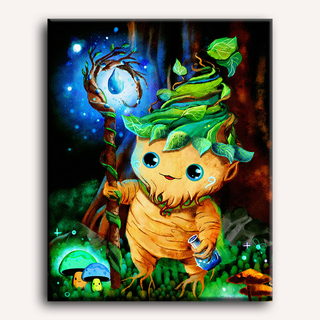 Malen nach Zahlen - Alraune-Druidin – by Tiny Tami