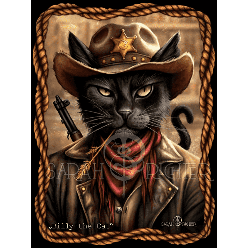 Malen nach Zahlen   Billy the Cat   by Sarah Richter