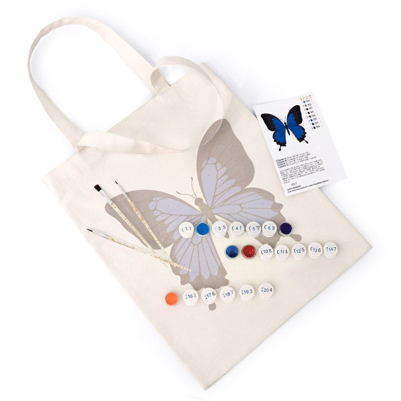 tote schmetterlinge aufbewahren Malen nach Zahlen Totebag – Schmetterlinge