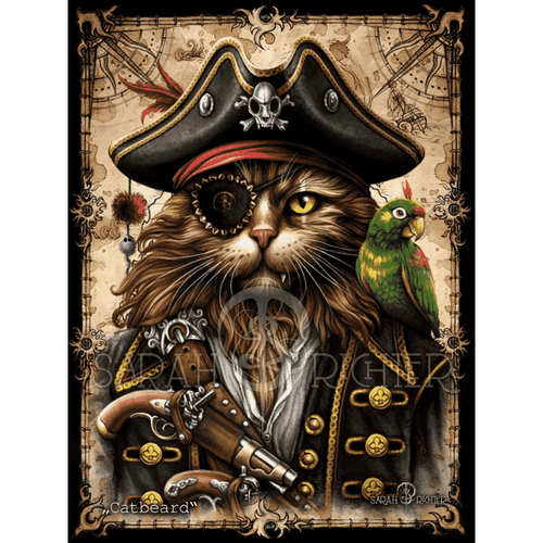 Malen nach Zahlen - Catbeard - by Sarah Richter