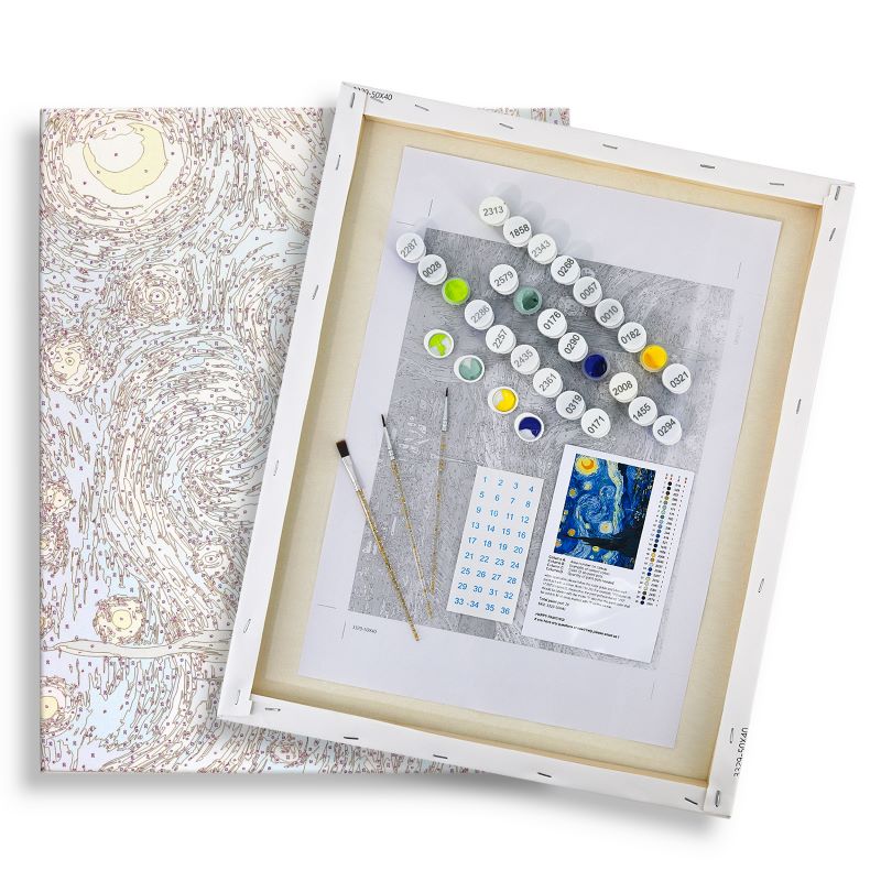 Malen nach Zahlen - Leoparden-Faulenzerbad
