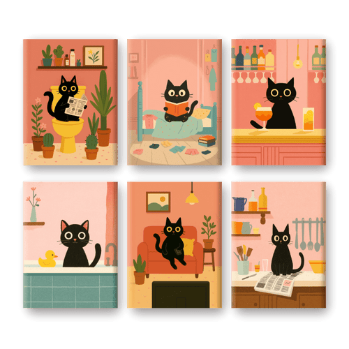 Das Schwarze-Katze-Set