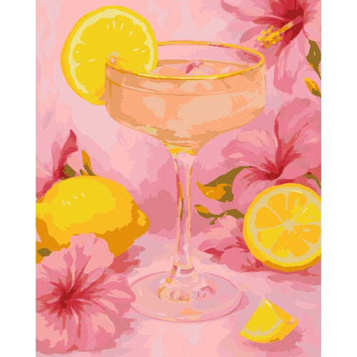 Malen nach Zahlen - Hawaiianischer Cocktail