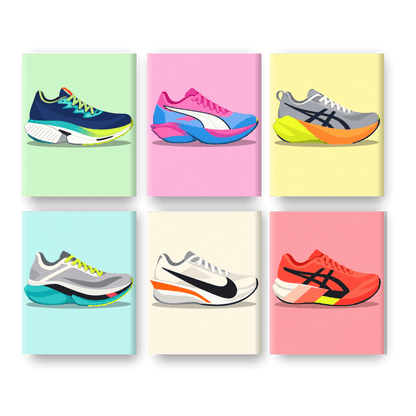 6 Mini-Gemälde | Sneakerheads Set