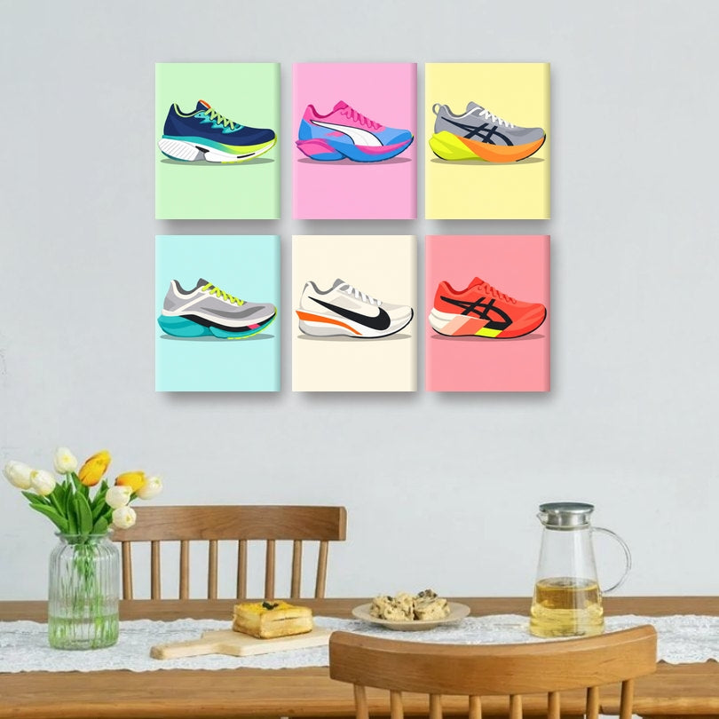 6 Mini-Gemälde | Sneakerheads Set