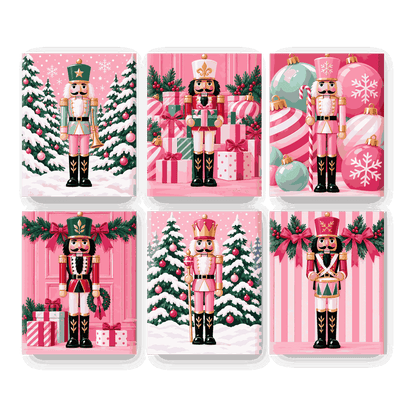 6 Mini-Gemälde | Zuckerpflaumen-Parade Set