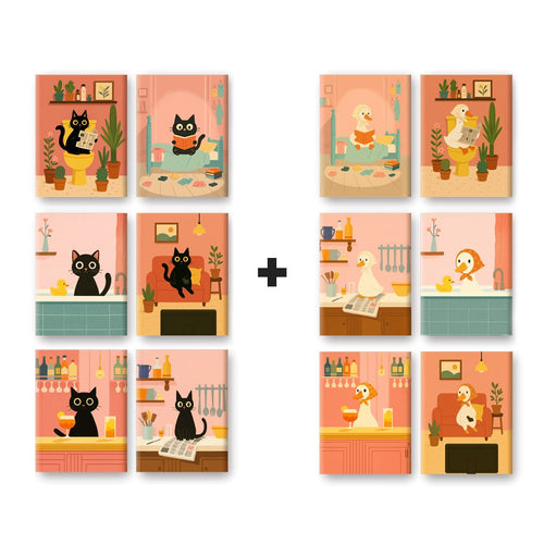 Black Friday Bundle – Schwarze Katze & Gans-Edition