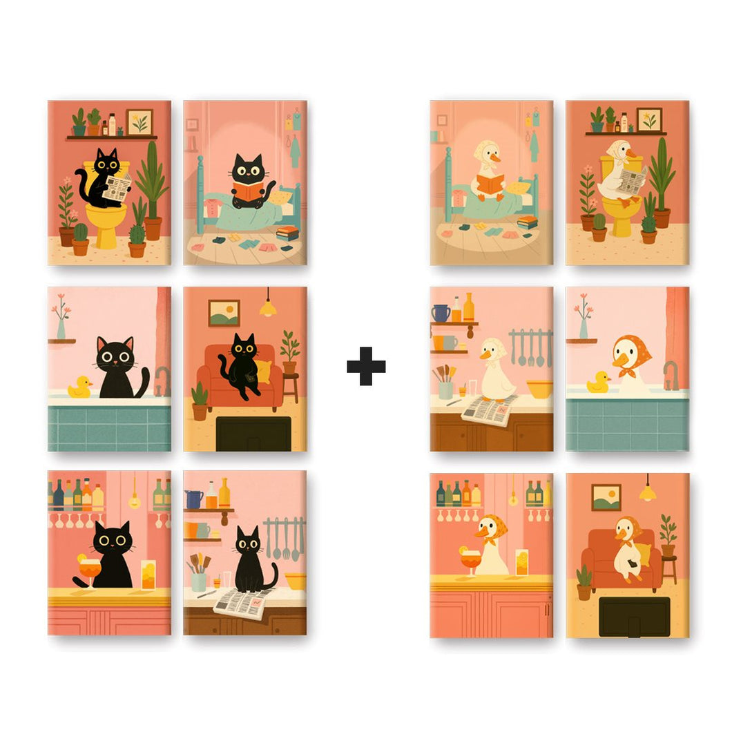 Black Friday Bundle – Schwarze Katze & Gans Edition