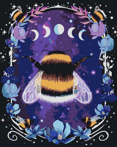 Malen nach Zahlen - Bumblebee - by Tiny Tami