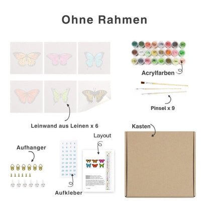 Mini Painting Paketinhalt ohne Rahmen