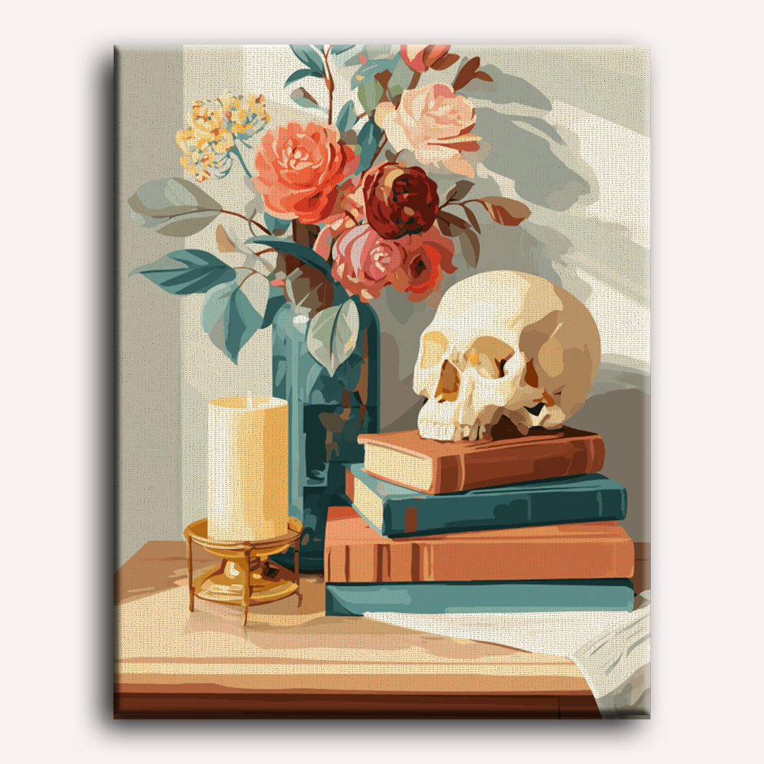 Malen nach Zahlen Moderne Vanitas