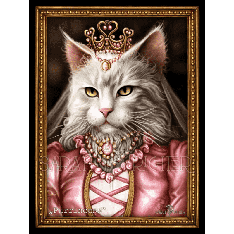 Malen nach Zahlen   Purrincess   by Sarah Richter