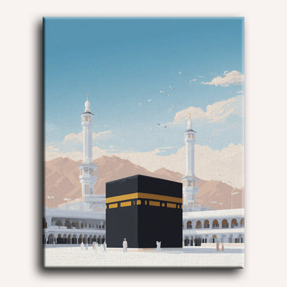 Malen nach Zahlen - Heilige Kaaba