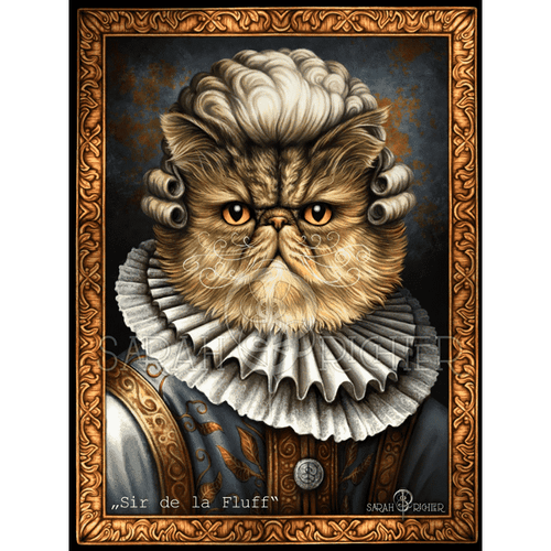 Malen nach Zahlen - Sir De la Fluff - by Sarah Richter
