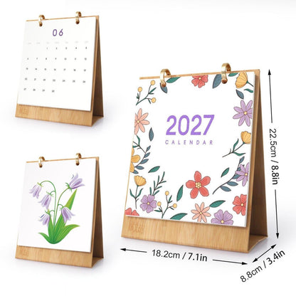 2027 Malen nach Zahlen Tischkalender | Blumen-Edition